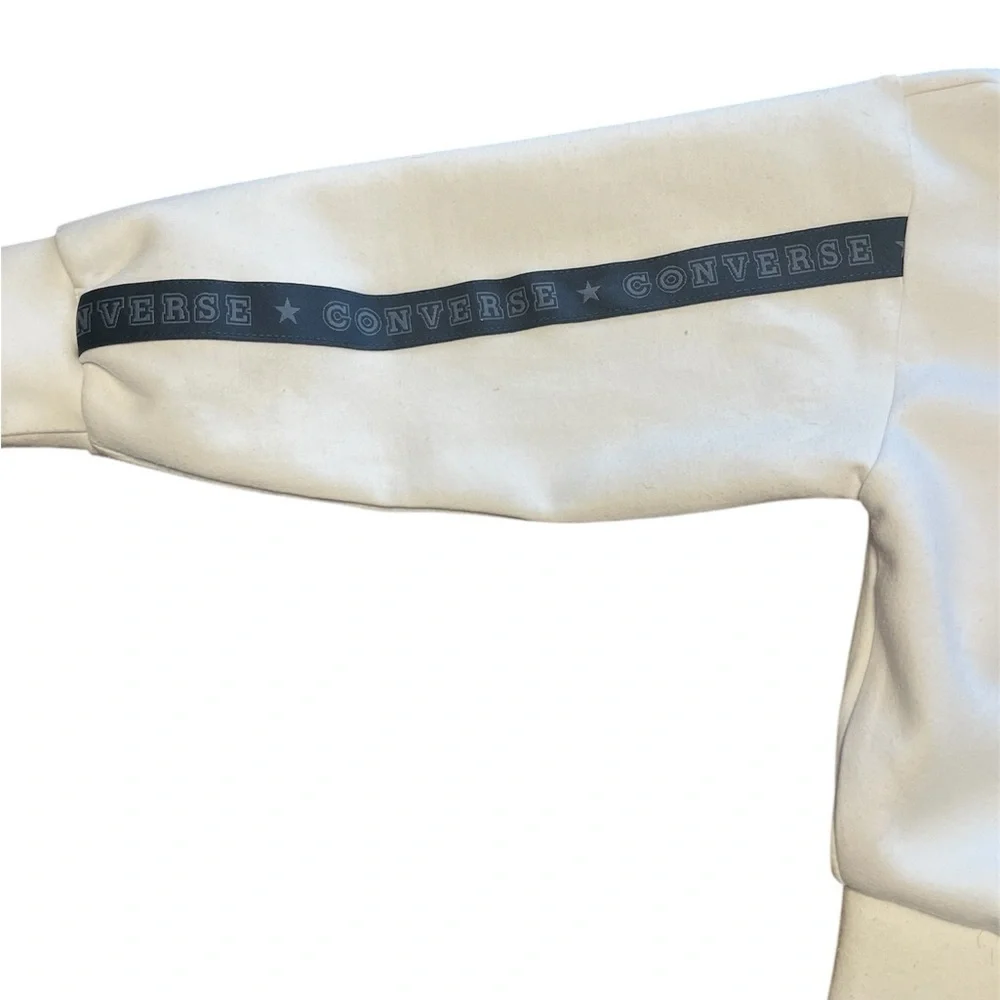 Converse Kids White Hoodie with Logo